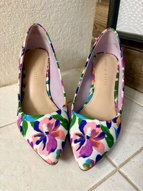 Kelly & Katie Floral Pointed Toe Pumps